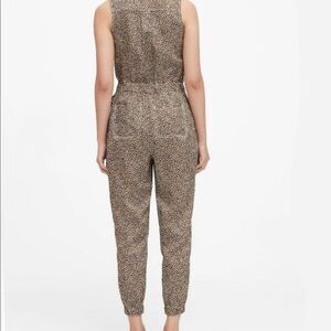 Banana Republic - Tencel Leopard Print Wrap Jumpsuit NWOT
